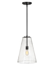 Vance Medium Pendant in Satin Black