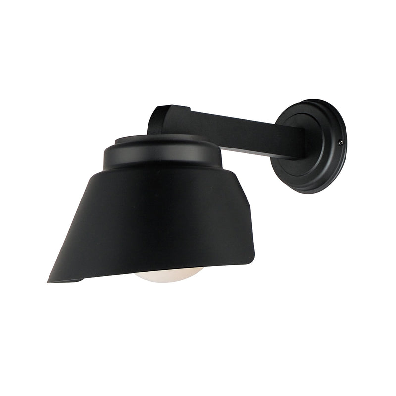 Habit 1 Light Outdoor Wall Sconce in Black