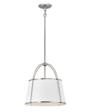 Clarke Pendant in Polished Nickel