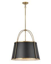 Clarke 4-Light Pendant in Warm Brass