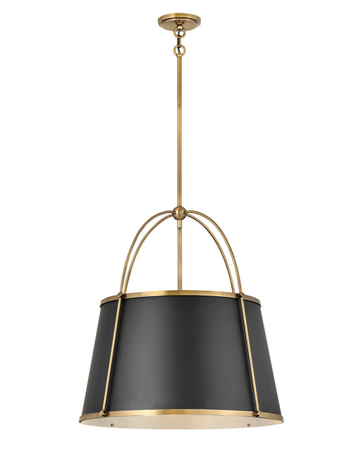 Clarke LED Chandelier in Warm Brass