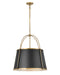 Clarke LED Chandelier in Warm Brass