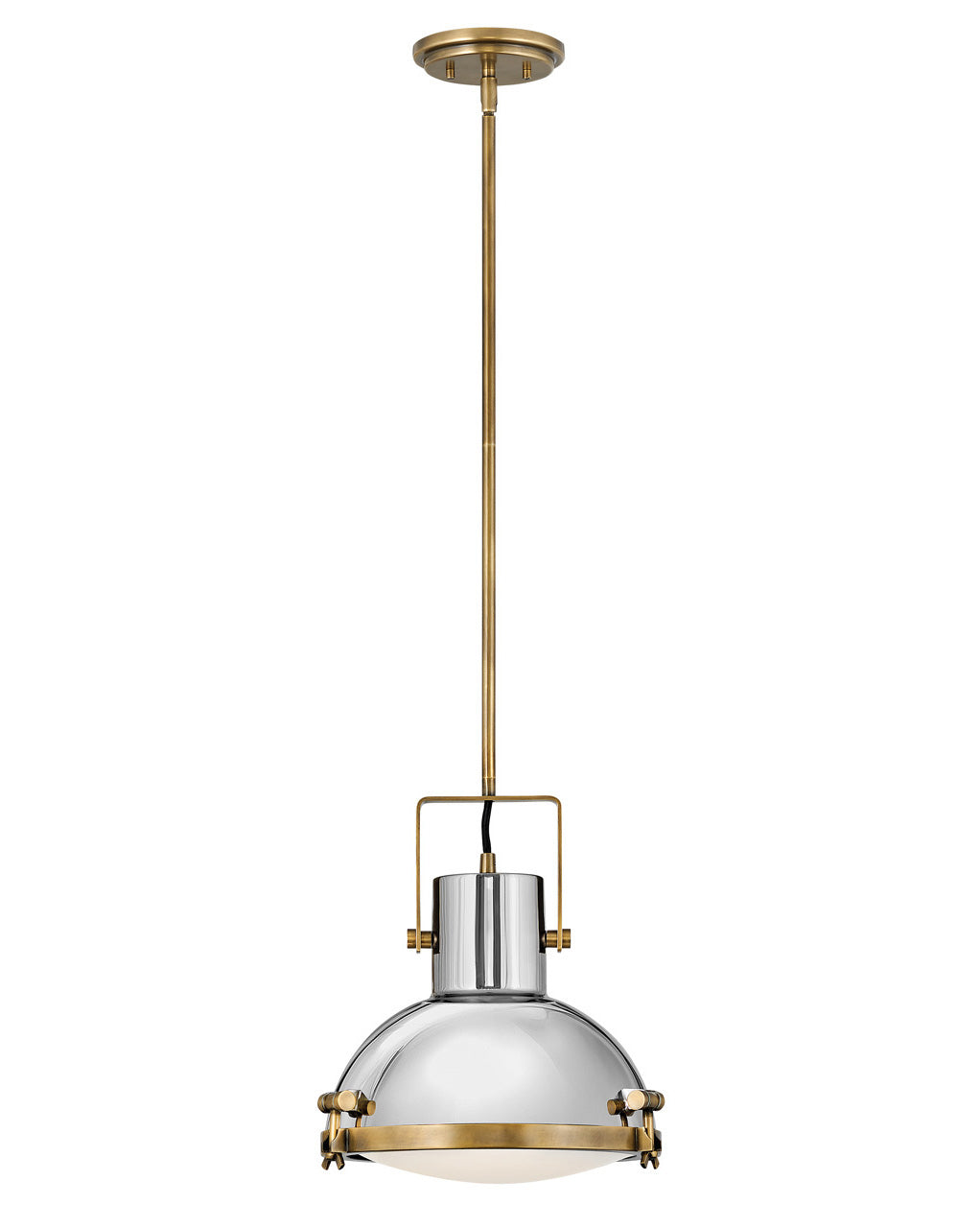 Nautique Medium Pendant in Heritage Brass