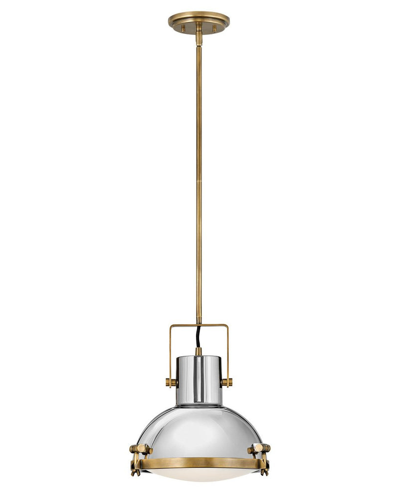 Nautique Medium Pendant in Heritage Brass
