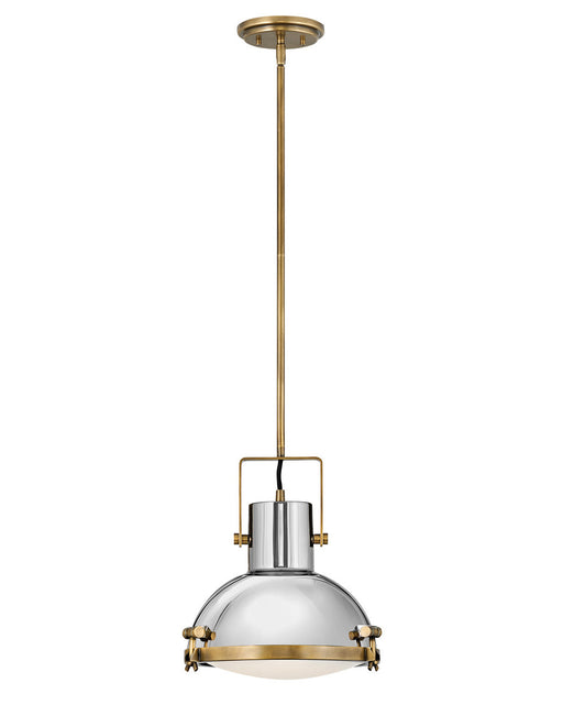Nautique Medium Pendant in Heritage Brass