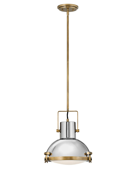 Nautique Medium Pendant in Heritage Brass