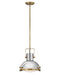 Nautique Medium Pendant in Heritage Brass