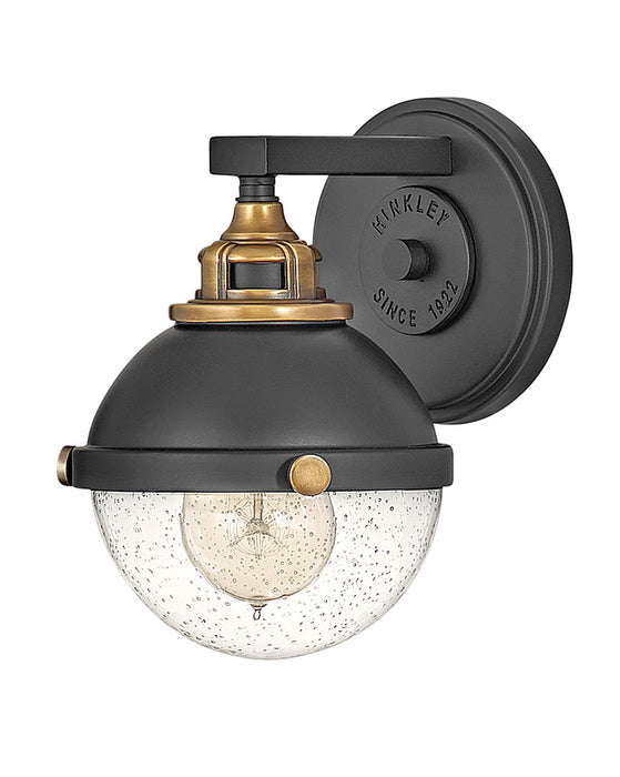 Fletcher Single Light Vanity in Black