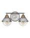 Fletcher Two Light Vanity in Polished Nickel