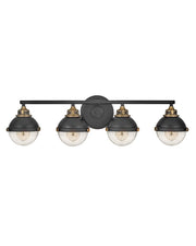 Fletcher 4-Light Bath Vanity Light in Black