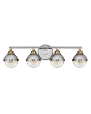 Fletcher 4-Light Bath Vanity Light in Polished Nickel