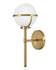 Hollis Bath Sconce in Heritage Brass