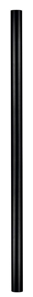 7' Direct Burial Post in Textured Black