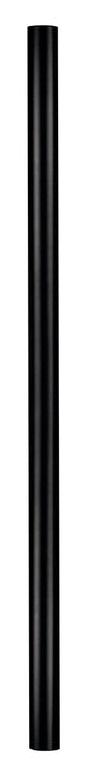 7' Direct Burial Post in Textured Black