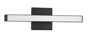 Trim 1 Light 18" LED Vanity in Flat Black