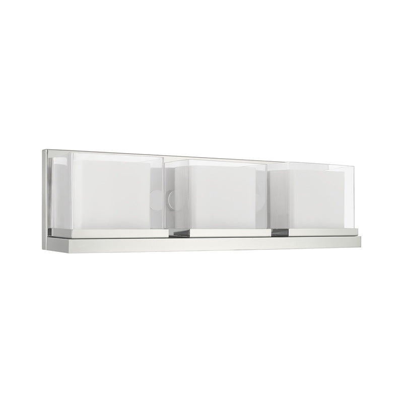 Duval 3-Light Bath Vanity Light in Polished Chrome