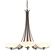 Aegis 5-Light 31.3" Chandelier in Bronze