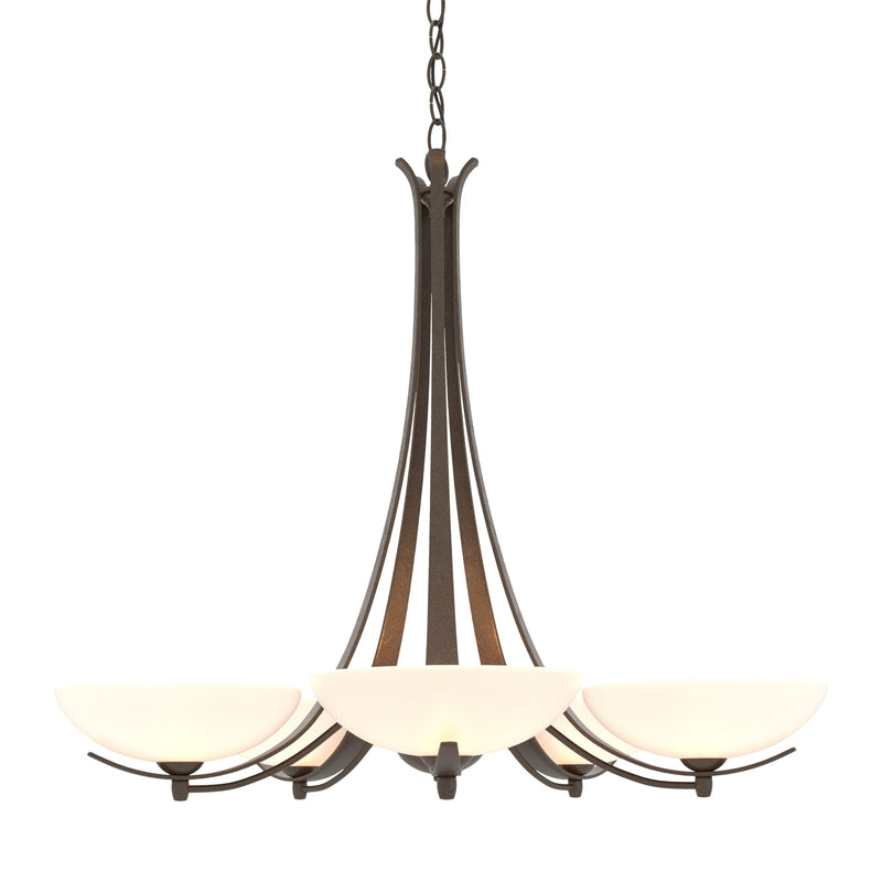 Aegis 5-Light 31.3" Chandelier in Bronze