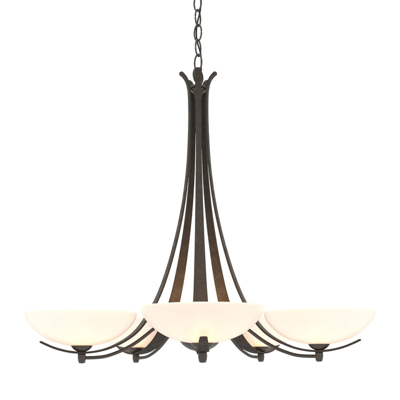 Aegis 5-Light 31.3" Chandelier in Dark Smoke