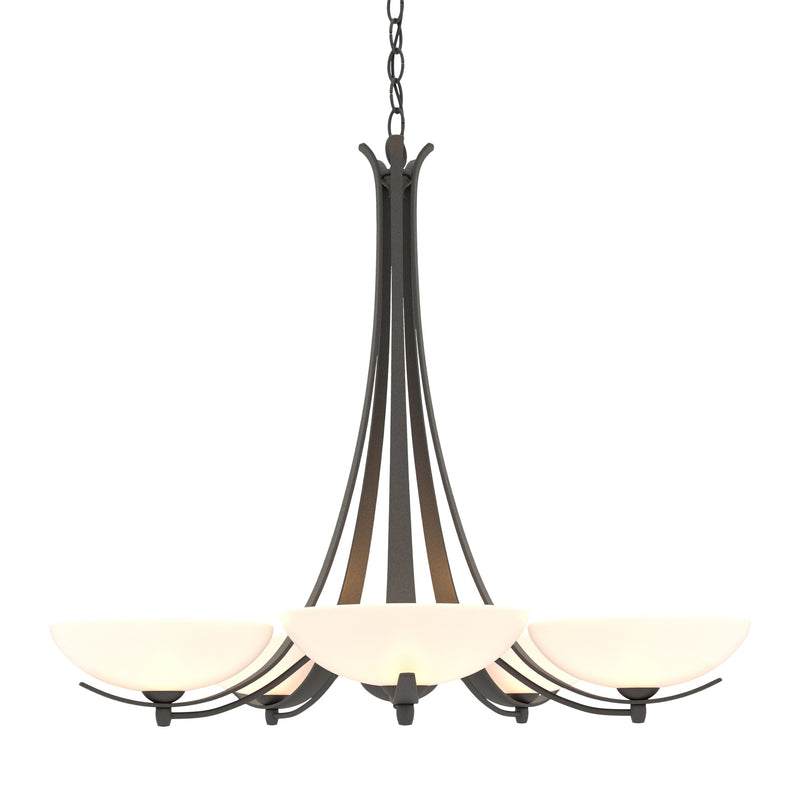 Aegis 5-Light 31.3" Chandelier in Natural Iron