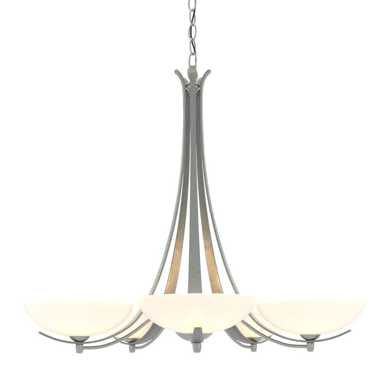 Aegis 5-Light 31.3" Chandelier in Vintage Platinum