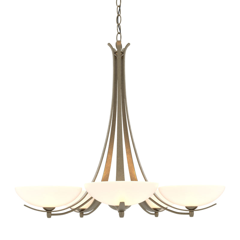 Aegis 5-Light 31.3" Chandelier in Soft Gold
