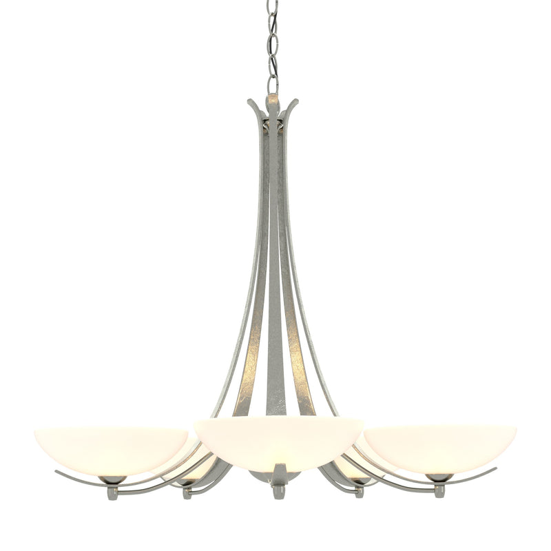 Aegis 5-Light 31.3" Chandelier in Sterling