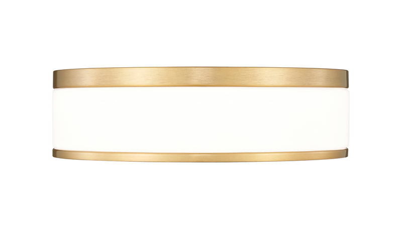 Ballord 1 Light 12" Flush Mount in Modern Gold