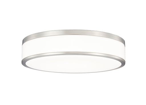 Ballord 1 Light 16" Flush Mount in Brushed Nickel