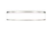 Ballord 1 Light 16" Flush Mount in Brushed Nickel