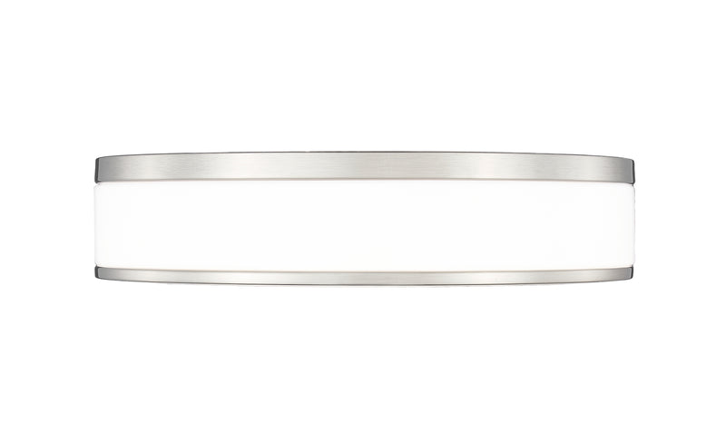 Ballord 1 Light 16" Flush Mount in Brushed Nickel