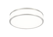 Ballord 1 Light 16" Flush Mount in Brushed Nickel
