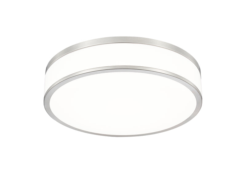 Ballord 1 Light 16" Flush Mount in Brushed Nickel
