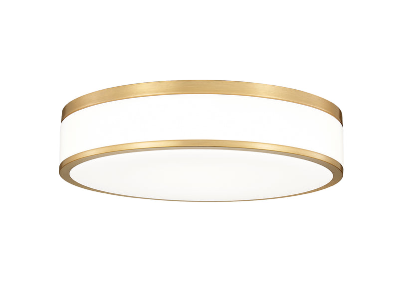 Ballord 1 Light 16" Flush Mount in Modern Gold