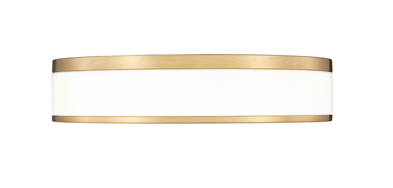 Ballord 1 Light 16" Flush Mount in Modern Gold
