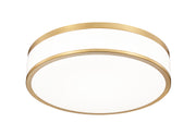 Ballord 1 Light 16" Flush Mount in Modern Gold