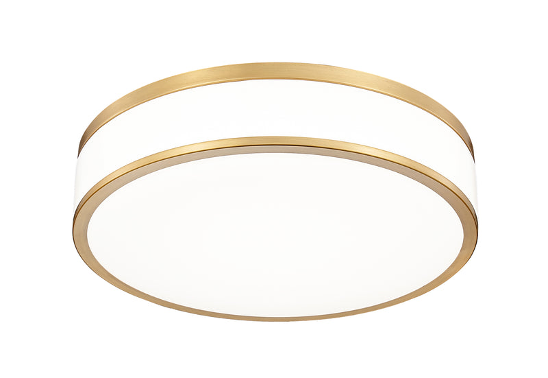 Ballord 1 Light 16" Flush Mount in Modern Gold