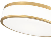 Ballord 1 Light 16" Flush Mount in Modern Gold