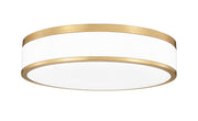 Ballord 1 Light 16" Flush Mount in Modern Gold