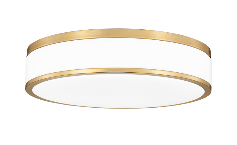 Ballord 1 Light 16" Flush Mount in Modern Gold