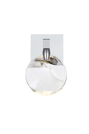 Avery Wall Sconce in Chrome And Clear