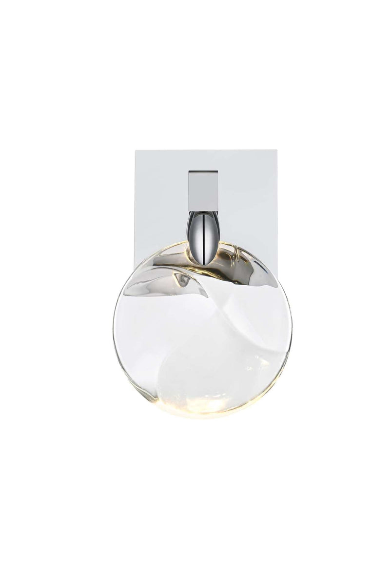 Avery Wall Sconce in Chrome And Clear