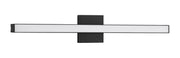 Trim 1 Light 30" LED Vanity in Flat Black