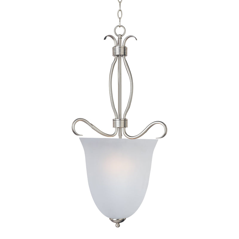 Basix 4 Light Foyer Pendant in Satin Nickel