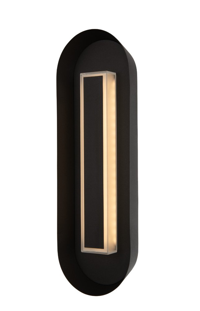 Prescott Large LED Outdoor Wall Sconce in Matte Black