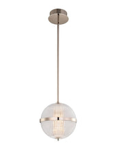Portland LED Mini Pendant in Polished Nickel
