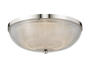 Portland 16" LED Flush Mount in Polished Nickel