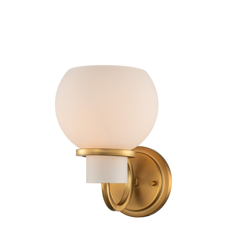 Ascher Bath Sconce in Winter Brass