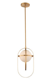 Lennox Mini Pendant in New Brass