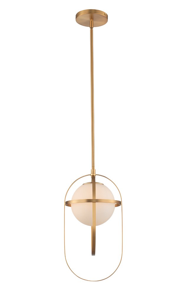 Lennox Mini Pendant in New Brass